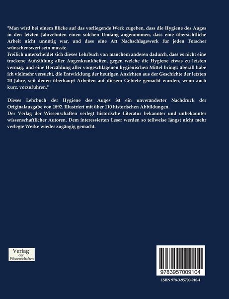 Produktbild: Lehrbuch der Hygiene des Auges