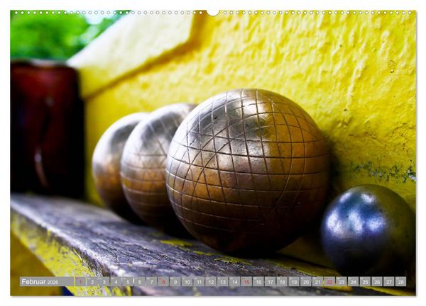 Produktbild: Boule. Konzentration - Sport - Entspannung (Wandkalender 2026 DIN A2 quer), CALVENDO Monatskalender