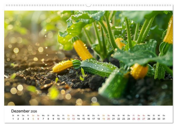 Produktbild: Gem&uuml;se f&uuml;r Gourmets (hochwertiger Premium Wandkalender 2026 DIN A2 quer), Kunstdruck in Hochglanz