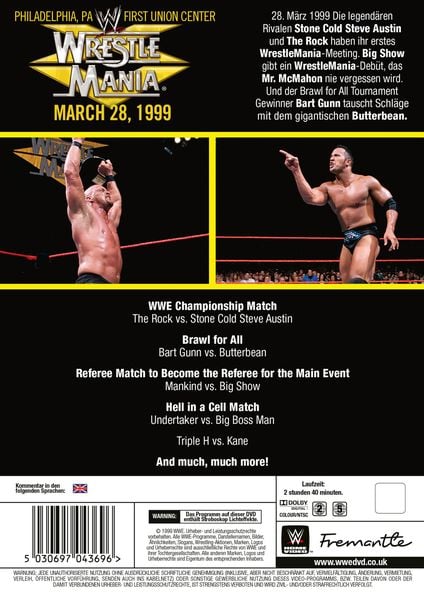 Produktbild: WWE - WrestleMania 15