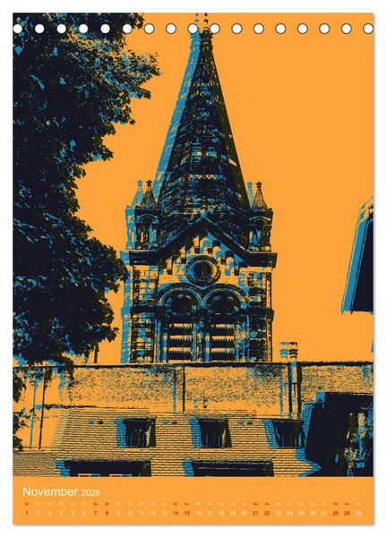 Produktbild: Stra&szlig;burg reloaded - Pop-Art trifft Tradition (Tischkalender 2026 DIN A5 hoch), CALVENDO Monatskalender