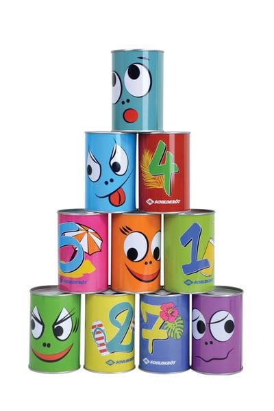 Produktbild: SCHILDKR&Ouml;T Dosenwurfspiel, Set 10 Dosen