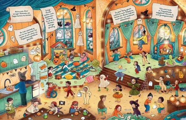 Produktbild: Halloween Wimmelbuch