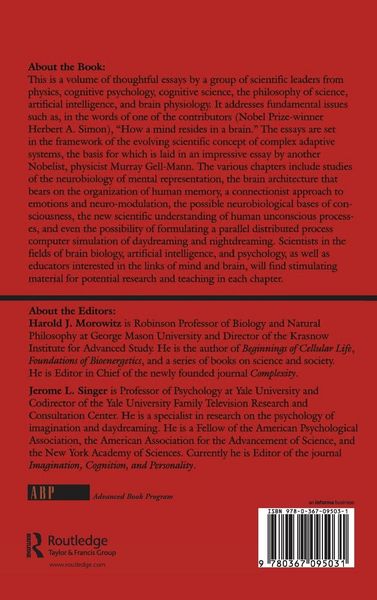 Produktbild: The Mind, The Brain And Complex Adaptive Systems