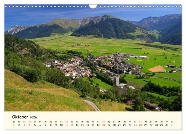 Produktbild: Vinschgau - Die Sonnenseite S&uuml;dtirols (Wandkalender 2026 DIN A3 quer), CALVENDO Monatskalender