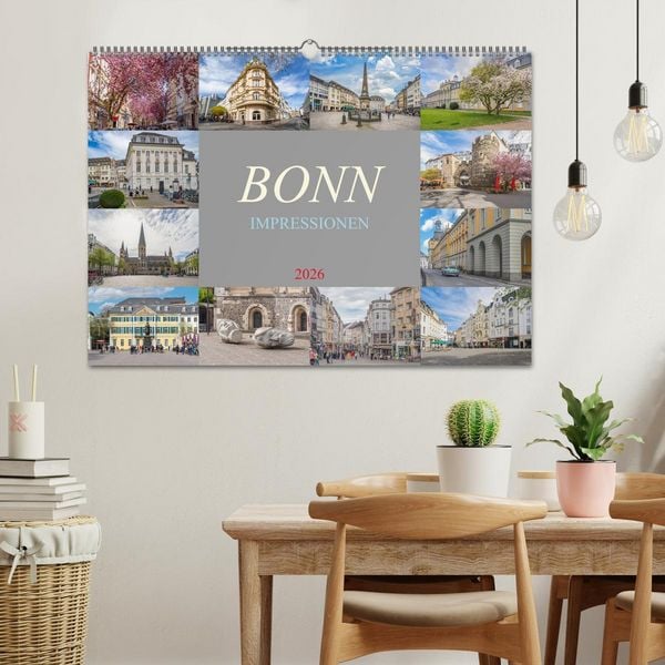 Produktbild: Bonn Impressionen (Wandkalender 2026 DIN A2 quer), CALVENDO Monatskalender