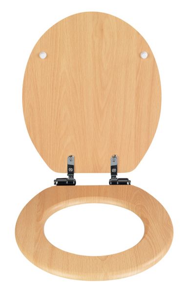 Produktbild: WC-Sitz Mod. Buche Natur, MDF, mit Absenkautomatik