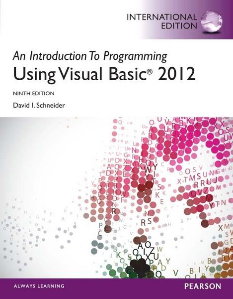 Produktbild: Introduction to Programming with Visual Basic 2012, An