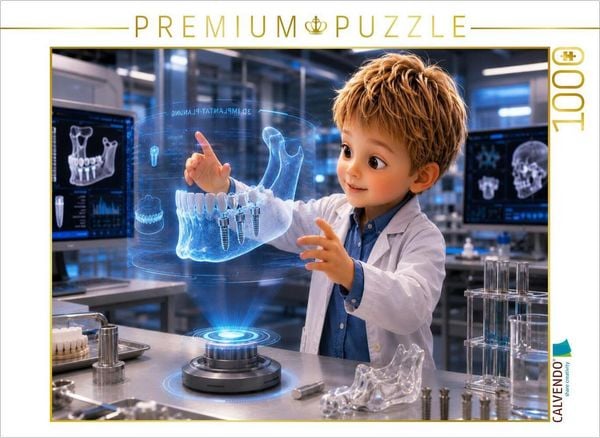 CALVENDO Puzzle Implantatplanung | 1000 Teile Lege-Größe 64 × 48 cm Foto-Puzzle für glückliche Stunden