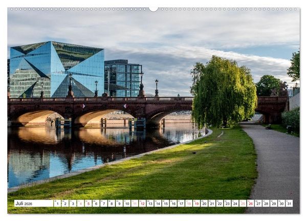Produktbild: Faszination Berlin - Stadtansichten zwischen Himmel und Spree (hochwertiger Premium Wandkalender 2026 DIN A2 quer), Kunstdruck in Hochglanz