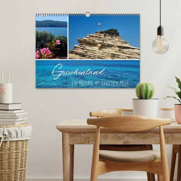 Produktbild: Griechenland - Ein Fr&uuml;hling am Ionischen Meer (Wandkalender 2026 DIN A3 quer), CALVENDO Monatskalender