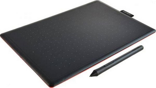 Produktbild: Wacom One medium Kabelgebunden Grafiktablett Schwarz, Rot