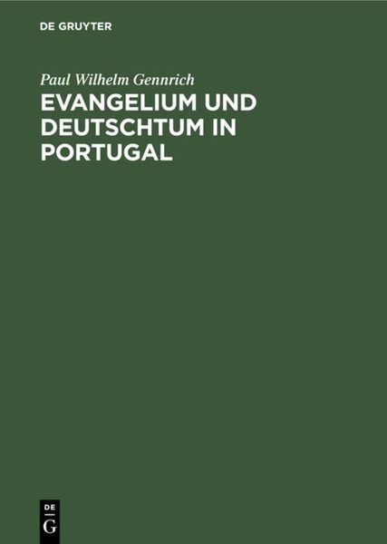 Produktbild: Evangelium und Deutschtum in Portugal