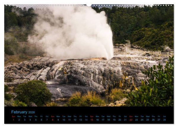 Produktbild: New Zealand - A bicycle adventure (High Quality Premium Wall Calendar 2026 DIN A2 landscape),CALVENDO 12 Month Wall Calendar
