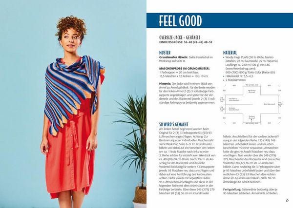 Produktbild: Woolly Hugs H&auml;keln mit verk&uuml;rzten Reihen
