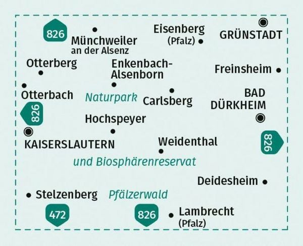 Produktbild: KOMPASS Wanderkarte 471 Pf&auml;lzerwald Nord 1:25.000
