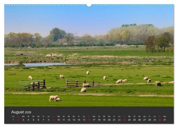 Produktbild: Hamburger Stadtansichten (hochwertiger Premium Wandkalender 2026 DIN A2 quer), Kunstdruck in Hochglanz