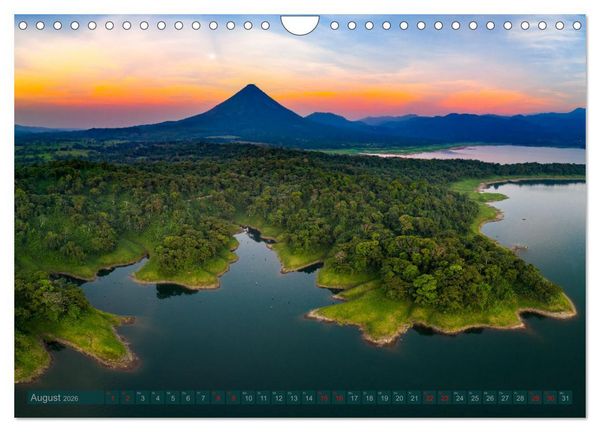 Produktbild: Tropenparadies zwischen Ozeanen Costa Rica (Wandkalender 2026 DIN A4 quer), CALVENDO Monatskalender