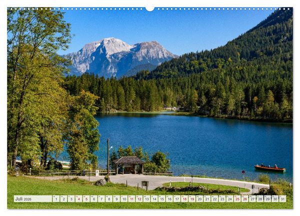Produktbild: Unterwegs im Bergsteigerdorf Ramsau (hochwertiger Premium Wandkalender 2026 DIN A2 quer), Kunstdruck in Hochglanz