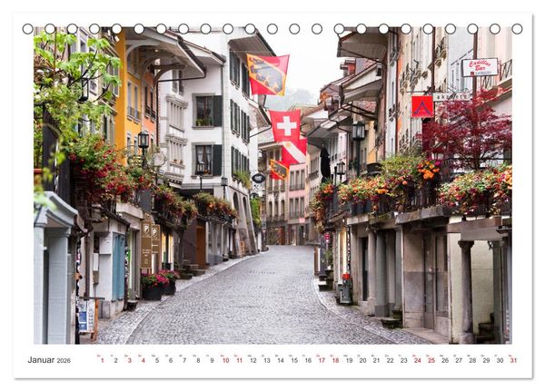 Produktbild: Malerisches Thun (Tischkalender 2026 DIN A5 quer), CALVENDO Monatskalender