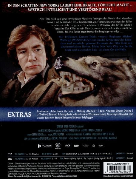 Produktbild: Wolfen - Mediabook - Cover A (Blu-ray+DVD)
