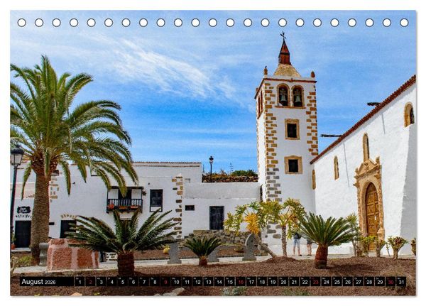 Produktbild: Fuerteventura - Hart am Wind (Tischkalender 2026 DIN A5 quer), CALVENDO Monatskalender