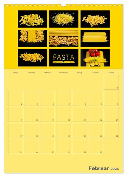 Produktbild: Food (hochwertiger Premium Wandkalender 2026 DIN A2 hoch), Kunstdruck in Hochglanz