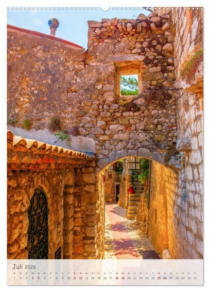 Produktbild: Europas romantische Gassen (Wandkalender 2026 DIN A2 hoch), CALVENDO Monatskalender