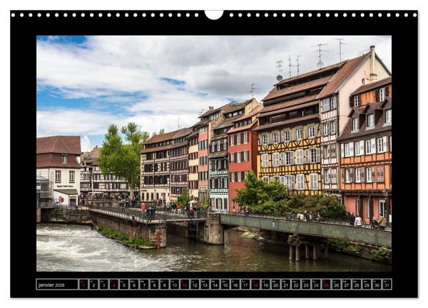 Produktbild: Strasbourg La Petite France (Calendrier mural 2026 DIN A3 vertical), CALVENDO calendrier mensuel