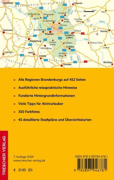 Produktbild: TRESCHER Reisef&uuml;hrer Brandenburg