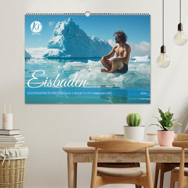 Produktbild: Eisbaden (Wandkalender 2026 DIN A2 quer), CALVENDO Monatskalender