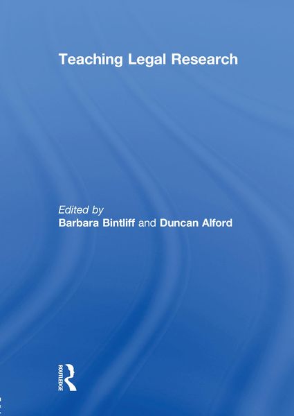 Produktbild: Teaching Legal Research