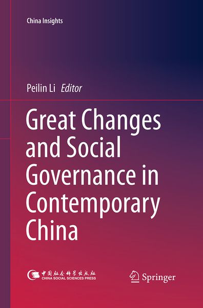 Produktbild: Great Changes and Social Governance in Contemporary China