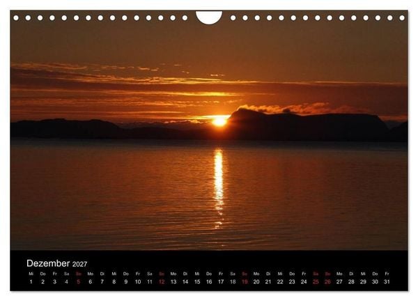 Produktbild: Impressionen von Norwegen entlang der Hurtigruten (Wandkalender 2027 DIN A4 quer), CALVENDO Monatskalender