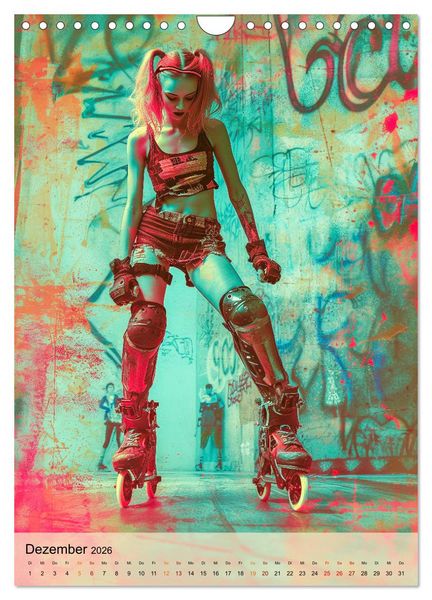 Produktbild: Rollerblades - einfach cool (Wandkalender 2026 DIN A4 hoch), CALVENDO Monatskalender