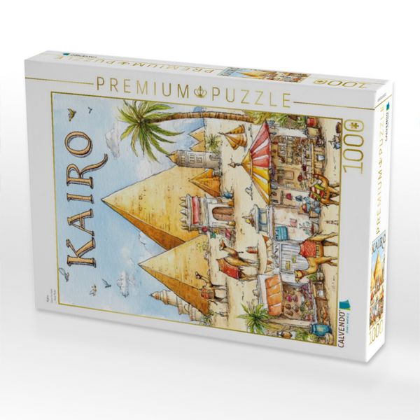 Produktbild: CALVENDO Puzzle Kairo | 1000 Teile Lege-Gr&ouml;&szlig;e 64x48cm Foto-Puzzle f&uuml;r gl&uuml;ckliche Stunden