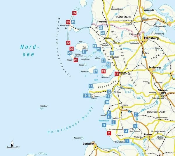 Produktbild: Wander dich gl&uuml;cklich &ndash; Nordseek&uuml;ste Schleswig-Holstein