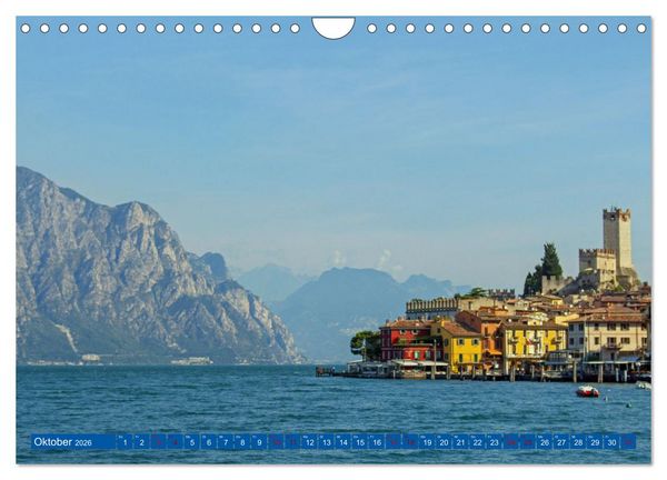 Produktbild: Gardasee bei Limone (Wandkalender 2026 DIN A4 quer), CALVENDO Monatskalender