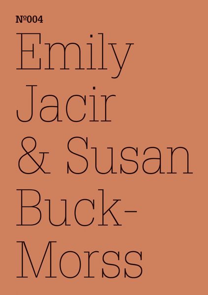Produktbild: Emily Jacir & Susan Buck-Morss