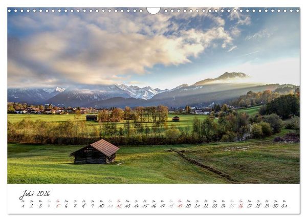Produktbild: Oberallg&auml;uer Landschaft (Wandkalender 2026 DIN A3 quer), CALVENDO Monatskalender