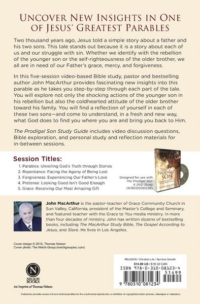 Produktbild: The Prodigal Son Bible Study Guide
