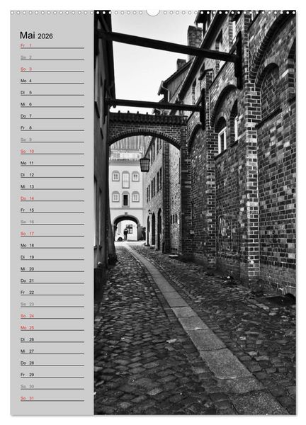 Produktbild: Stralsund. Ein Hauch l&auml;ngst vergangener Zeiten (Wandkalender 2026 DIN A2 hoch), CALVENDO Monatskalender