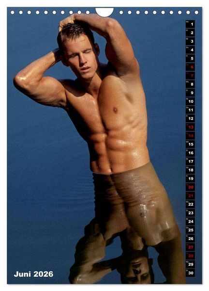 Produktbild: Mannsbilder Spiegelbilder (Wandkalender 2026 DIN A4 hoch), CALVENDO Monatskalender