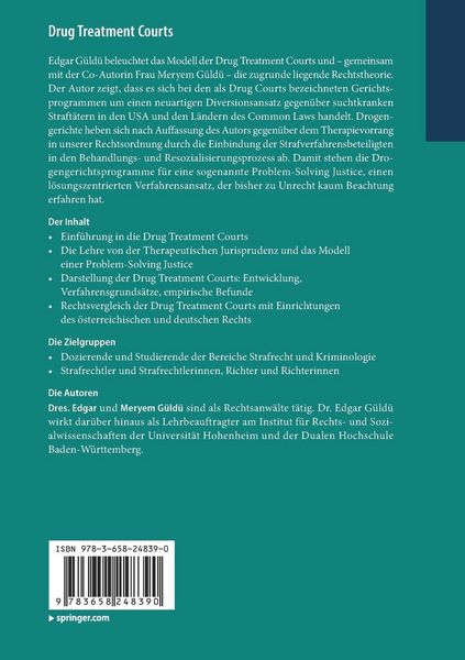 Produktbild: Drug Treatment Courts