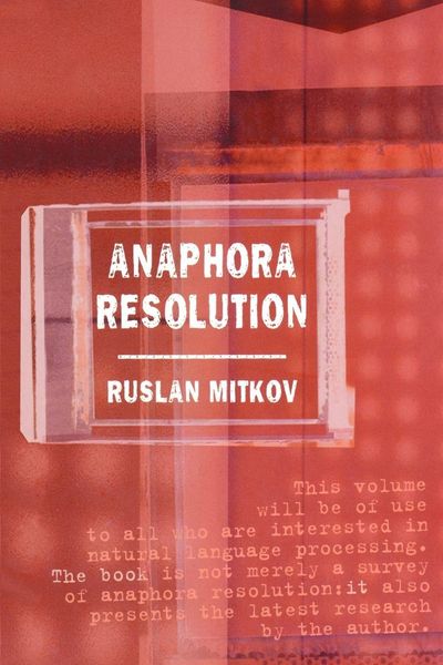 Produktbild: Anaphora Resolution