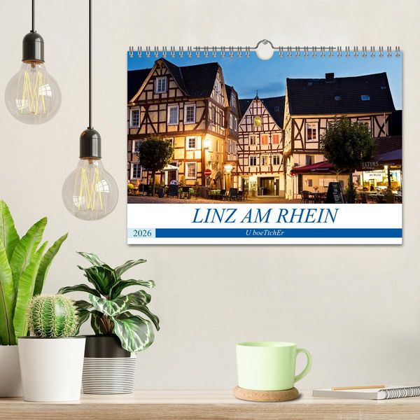 Produktbild: LINZ AM RHEIN (Wandkalender 2026 DIN A4 quer), CALVENDO Monatskalender