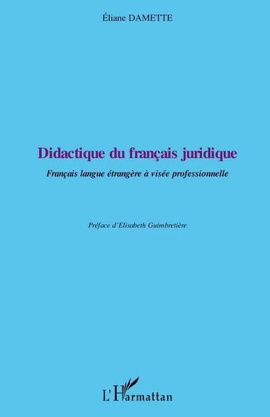 Produktbild: Didactique du fran&ccedil;ais juridique