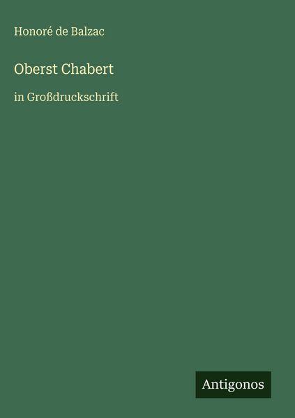 Produktbild: Oberst Chabert