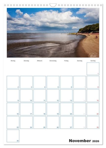 Produktbild: Friesland - Nordseebad Dangast (Wandkalender 2026 DIN A3 hoch), CALVENDO Monatskalender