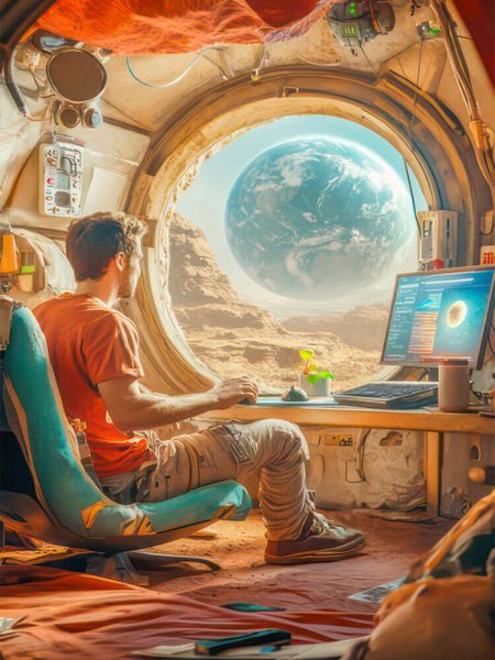 Produktbild: CALVENDO Puzzle Science-Fiction-Visionen der Zukunft | 1000 Teile Lege-Gr&ouml;&szlig;e 64x48cm Foto-Puzzle f&uuml;r gl&uuml;ckliche Stunden